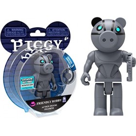 Piggy - Figurine Articulée 10 cm - Friendly Robbie - Personnages de Jeux Vidéos - Dès 6 ans - Lansay