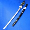 Épée Demon Slayer COS en Bois,Accessoire dépée en Bois Japonais,épée de Cosplay de Tueur de démons,Amoureux de lanime Katan