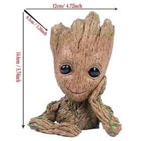 Groot Pot de Fleurs Gardiens de la Galaxie Figurines bébé modèle Mignon Jouet Stylo Pot