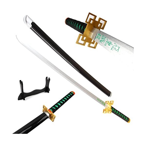 YYDP Sabre Demon Slayer, Katana en Bois, Demon Slayer Katana Tokitou Muichirou Katana Demon Slayer Sabre De 104 Cm, Collectio