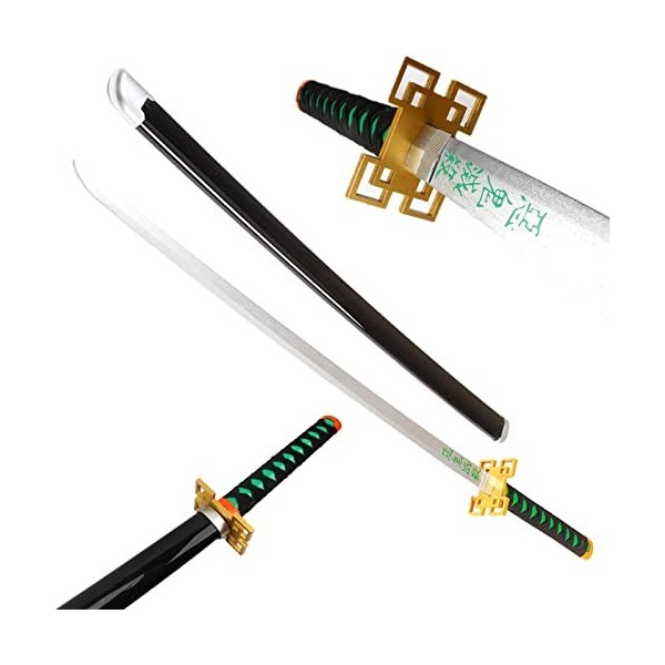 YYDP Sabre Demon Slayer, Katana en Bois, Demon Slayer Katana Tokitou Muichirou Katana Demon Slayer Sabre De 104 Cm, Collectio