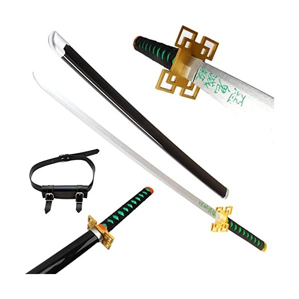 YYDP Sabre Demon Slayer, Katana en Bois, Demon Slayer Katana Tokitou Muichirou Katana Demon Slayer Sabre De 104 Cm, Collectio