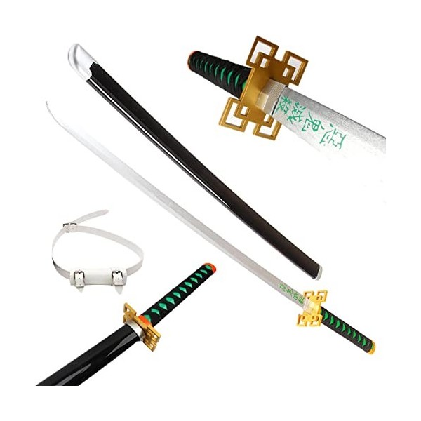 YYDP Sabre Demon Slayer, Katana en Bois, Demon Slayer Katana Tokitou Muichirou Katana Demon Slayer Sabre De 104 Cm, Collectio