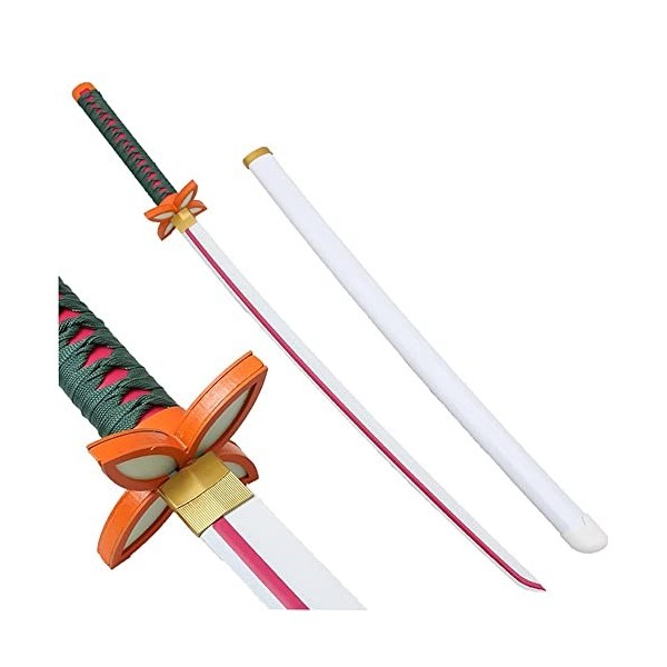 HBCH Démon Slayer Épée Lame en Bois Kimetsu No Yaiba Sabre Jouet Cosplay Katanas Arme Accessoires Anime Samurai Ninja Épée De