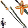 HBCH Démon Slayer Épée Lame en Bois Kimetsu No Yaiba Sabre Jouet Cosplay Katanas Arme Accessoires Anime Samurai Ninja Épée De