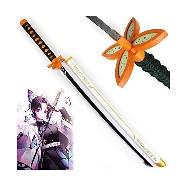 HBCH Démon Slayer Épée Lame en Bois Kimetsu No Yaiba Sabre Jouet Cosplay Katanas Arme Accessoires Anime Samurai Ninja Épée De