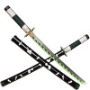 LENG Sabre Demon Slayer Épée De Samouraï Japonais Épée Anime Cosplay Épée Rengoku Katana Tout en Bois Accessoire Darmes pour