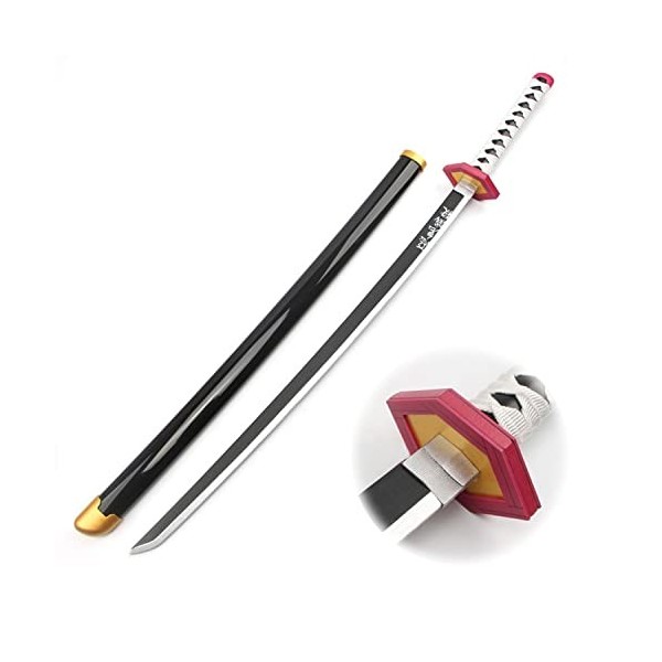 Épée Modèle de Jouets Fans dAnime Accessoire de Cosplay Katana en Bambou Tomioka Giyuu Soutenir Arme décorative dhalloween 