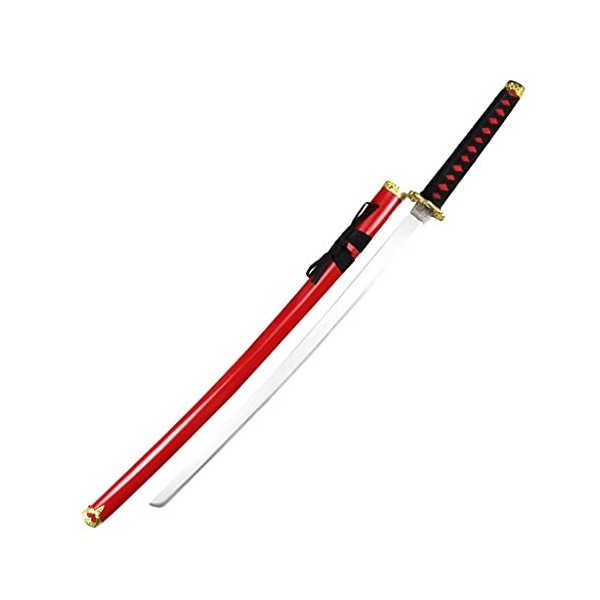 Katana Épée de Samouraï du Japon Jouets pour Enfants Katana en Bois Épée de Tueur de Démons Cadeau Darme de Cosplay Utilisé 