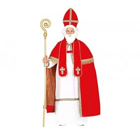 Guirca Costume Saint Nicolas avec cape pour homme Multicolore XL