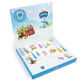 Calendrier de lAvent 2022,Jouet surprise de Noël parfait pour garçons et filles avec jouets Paw Patrol,Slime,Figurines Paw P