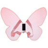 Amosfun Ailes de papillon pour enfant - LED - Paillettes - Fée - Ailes delfe - Accessoire papillon - Déguisement pour fille 