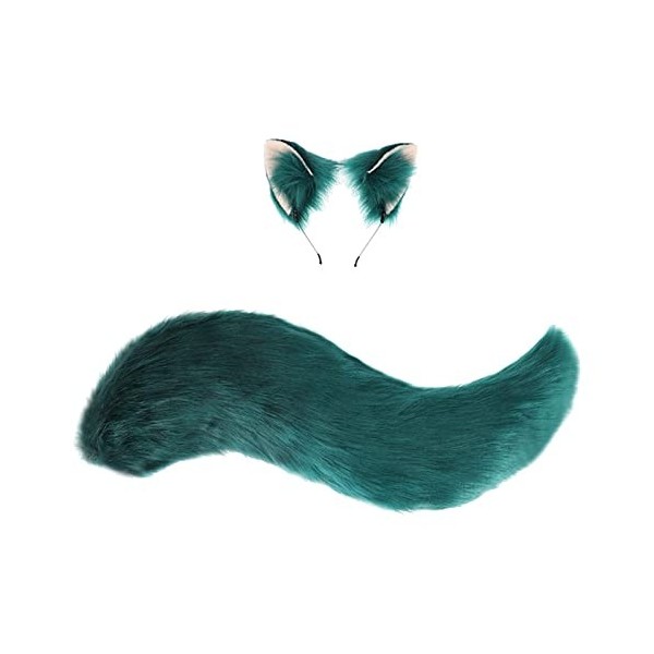 Oshhni Anime Chat Costume Animal Cosplay Queue Bandeau Jouets Accessoires Chaton Gants Oreilles Cadeaux déguisements Hallowee