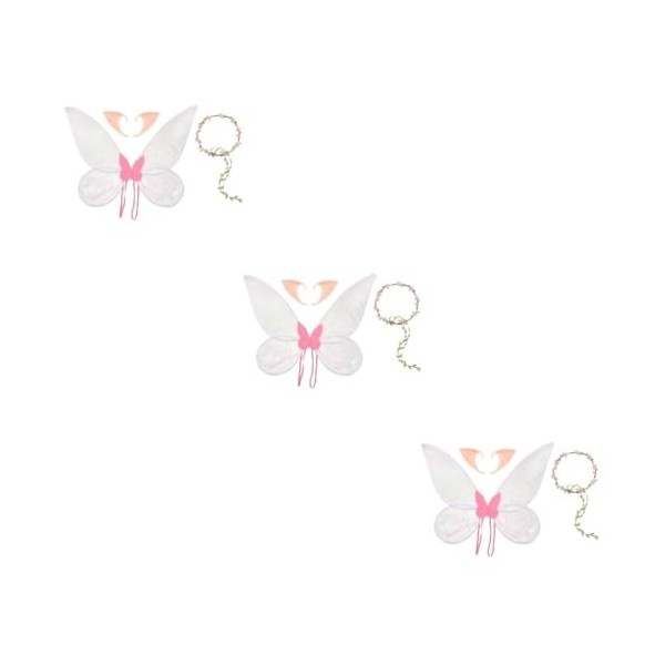 Toyvian 3 Ensembles DAccessoires De Performance Pour Enfants Cadeaux De Princesse Oreilles DElfe Réalistes Accessoires Phot