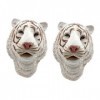 ABOOFAN Couvre-chef Dhalloween 2 Pièces Tigre Animal De Bal Diadème Respirant Tête Costume Halloween Accessoires Tête De Sin