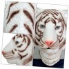 ABOOFAN Couvre-chef Dhalloween 2 Pièces Tigre Animal De Bal Diadème Respirant Tête Costume Halloween Accessoires Tête De Sin