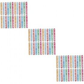 Toyvian 108 Pcs Papa Cercle Veux Date Fête Accessoires De Costume Slap Bracelet Bande Licorne Bracelets Jouets Goodie Sacs St