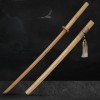 TTYPS Épée en Bois avec Gaine Iaiido Bamboo Sword Kendo en Bois Massif Arts Martiaux Pratique Modèle de larme des Accessoire