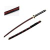 Katana en Bois Cosplay épée Jouet épée, pour Anime collectionneurs décoratifs Enfants Anime Noir samouraï démon de Tueur Acce