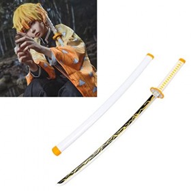 FBAM1 Épée De Katana en Bois Danime Japonais, Demon Slayer Anime Ninja Épée, Accessoires Darme De Cosplay