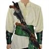 Holster À Silex De Pirate Médiéval, Porte-Pistolet Triple Menace, Sac À Pistolet Vintage avec Bandoulière Réglable pour Cospl