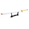 Uvency Samurai Cosplay Épée Avec Support, Katana En Bois, Accessoire DArmes En Bois, Taille Enfant Et Adulte 75 Cm/100 Cm - 