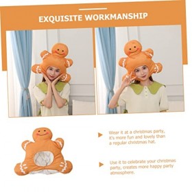 Abaodam 4 Pièces Chapeau De Bonhomme en DÉpice Couvre-Chef pour Hommes Accessoires Photo Enfants Diadème Chapeaux De Costume