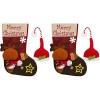Operitacx 4 ensembles de photographie fille accessoires sac garçons père noël décor chapeau thèmes tricoté rouge bonhomme de 