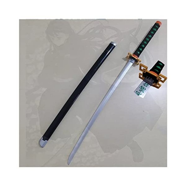 JRPT Slayer Katanas Blade Blade Sword Arme Prop Anime Ninja Épée Avec Fourreau Pour Knight Soldier Warrior Costume Costume Ba