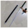 JRPT Slayer Katanas Blade Blade Sword Arme Prop Anime Ninja Épée Avec Fourreau Pour Knight Soldier Warrior Costume Costume Ba