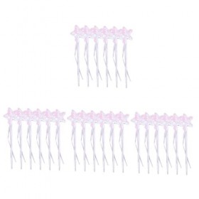 Kisangel 24 Pcs Sequin Filles Jouets Jouets Flash Bâtons DÉtoiles Baguettes De Jouets Magiques Accessoire De Costume De Jeu 