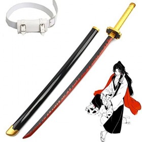 GALLIN Anime Demon Slayer Épée De Samouraï ABS+Bambou Katana Cosplay Tsugikuni Yoriichi Halloween Ninja Couteau Accessoires a