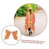 ABOOFAN 5 Pièces Enfants Dames Accessoire Ailes Cape Robe Filles Costume Aile Fille Papillon Manteau Up Cosplay Enfant En Bas