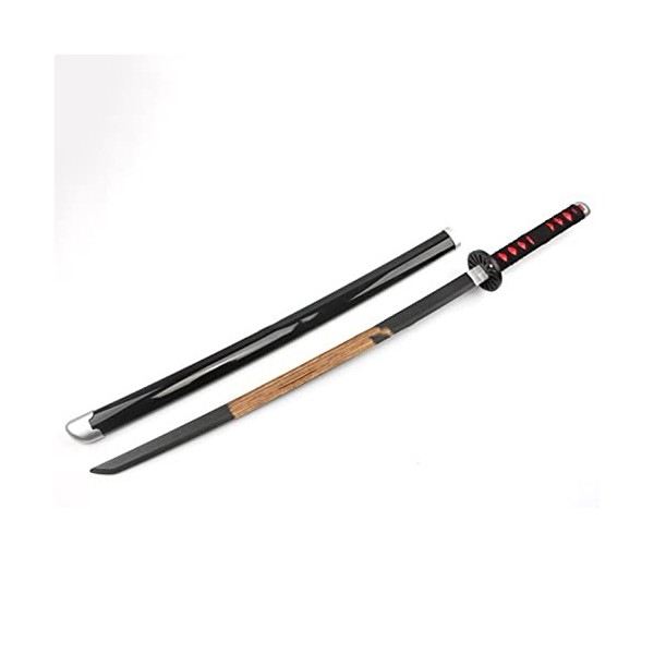 CABINE Slayer Sword Tanjiro 104 Cm Japonais Katana Anime Samurai En Bois Épée Cosplay Accessoire Fait À La Main/Bare