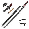 CABINE Slayer Sword Tanjiro 104 Cm Japonais Katana Anime Samurai En Bois Épée Cosplay Accessoire Fait À La Main/Bare