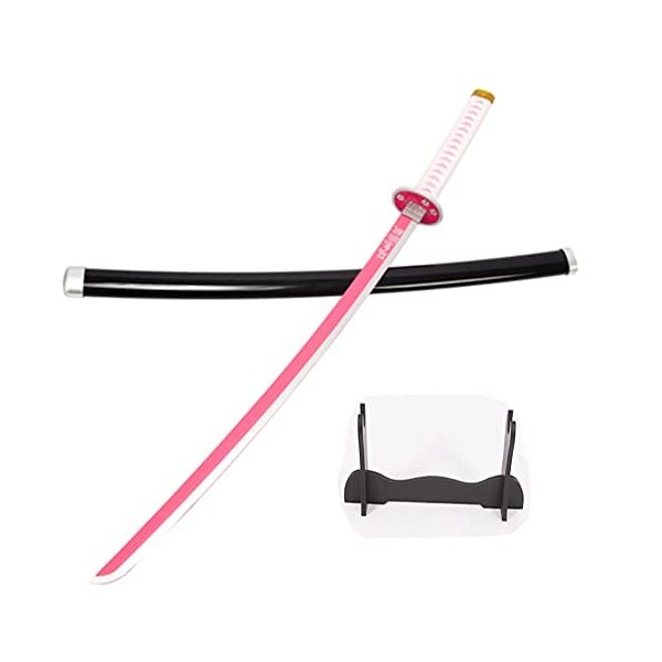 ZJIEX Épée Demon Slayer Blade Épée dAnime 103cm Prop Modèle Darme Katana Accessoires dhalloween Épée Tsuyuri Kanao Cosplay