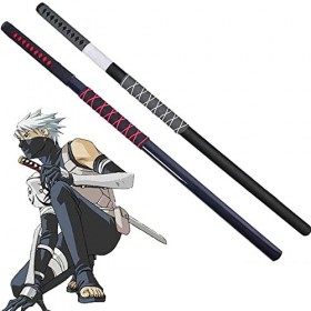 YYHH Épée dAnime Cosplay Katana, Fait à La Main Épée de Samouraï Épée Demon Slayer Lame, pour Cadeaux danniversaire Cos Acc