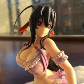 Himejima Akeno. Belle série de filles. Lycée D×D Env. 16cm. Décorations statiques de bureau. Jeu Modèle de personnage danime