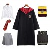 Hermione Granger Gryffondor Uniforme Costume de cosplay Cape de film Accessoire de fan Ensemble baguette magique Cravate Écha