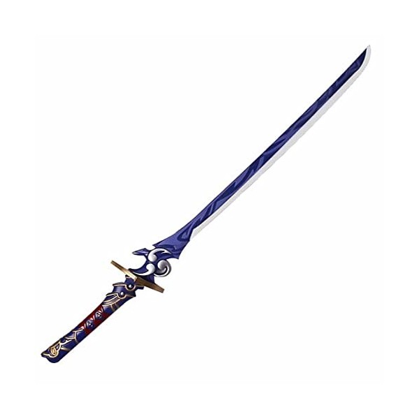Hengqiyuan Genshin Impact Cosplay Épée, Jeu Raiden Shogun Lame de Samouraï, PU Arme Couteau Modèle, pour Les Fans dAnime Cad