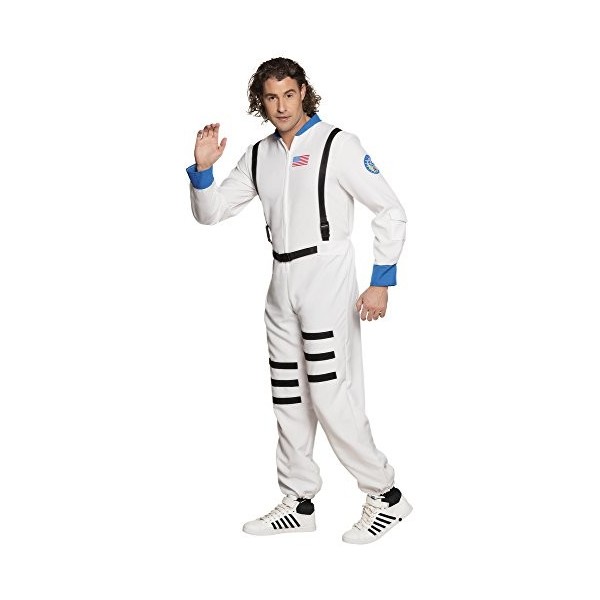 Boland - Costume adulte astronaute, différentes tailles, combinaison, espace, déguisement, carnaval, fête à thème