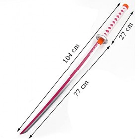 VAIJAM Épée Dentraînement en Bois Accessoire dhalloween Cosplay Kendo Bâton Machette Couteau Samouraï Katana pour Les Amate