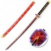 VAIJAM Katana en Bois Formation Épée Anime Cosplay Épée Jeu De Rôle Et Collection Démon Épée Arme Accessoires Samouraï Lame