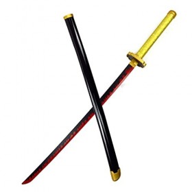 VAIJAM Cosplay Épée en Bois Samouraï Lame Jeu De Rôle Et Collection Démon Épée Arme Accessoires Katana Formation Épée Jouant 