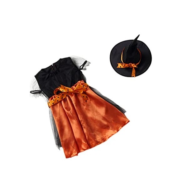 ibasenice 5 Ensembles Halloween Robes Adolescentes Filles Vêtements À La Mode Halloween Costumes Costumes Noir Vêtements Form