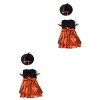ibasenice 5 Ensembles Halloween Robes Adolescentes Filles Vêtements À La Mode Halloween Costumes Costumes Noir Vêtements Form