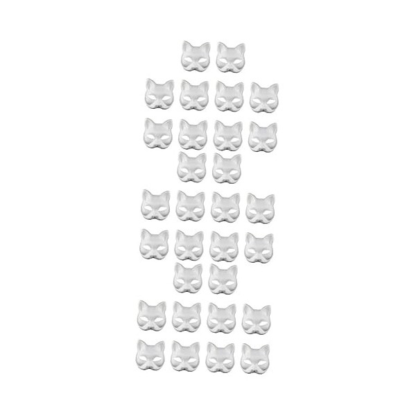 ibasenice DIY 60 Pcs Opéra Inachevé Main Accessoire Personnalité Peint Accessoires Artisanat Enfants Décor Complet Bricolage