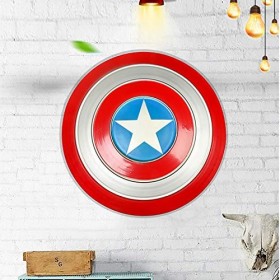 Captain America Shield Tous Métal Bouclier Jouet Cosplay Accessoires de Film Bar décoration Bouclier Vacances Cadeaux Jouets 