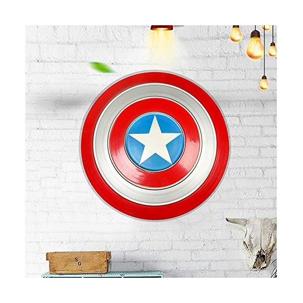 Captain America Shield Tous Métal Bouclier Jouet Cosplay Accessoires de Film Bar décoration Bouclier Vacances Cadeaux Jouets 