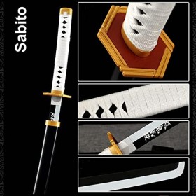 KAXO Slayer Blade Cos Épée En Bois Kamado Tanjirou Prop Modèle DArme, Katana Sword Anime Ninja Sword Toy, Cosplay Accessoire